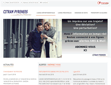 Tablet Screenshot of citrampyrenees.fr